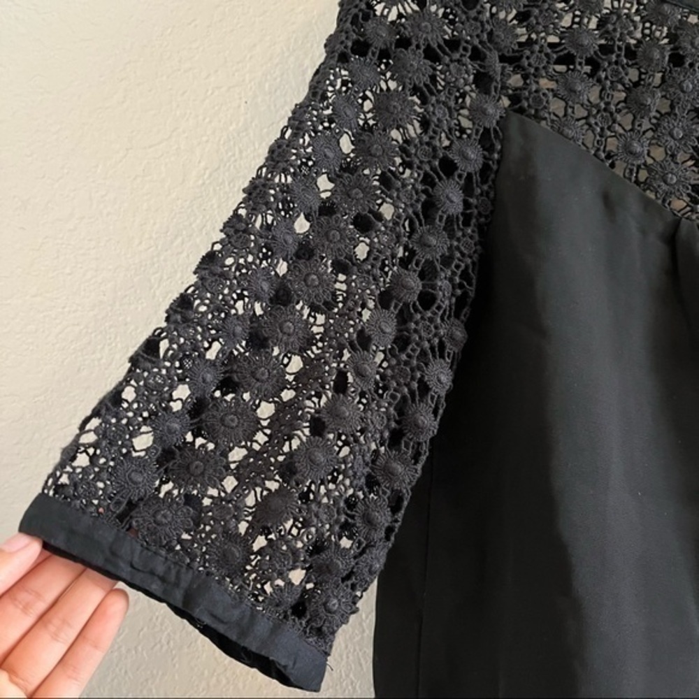 COPY - Black crochet blouse - Picture 3 of 4